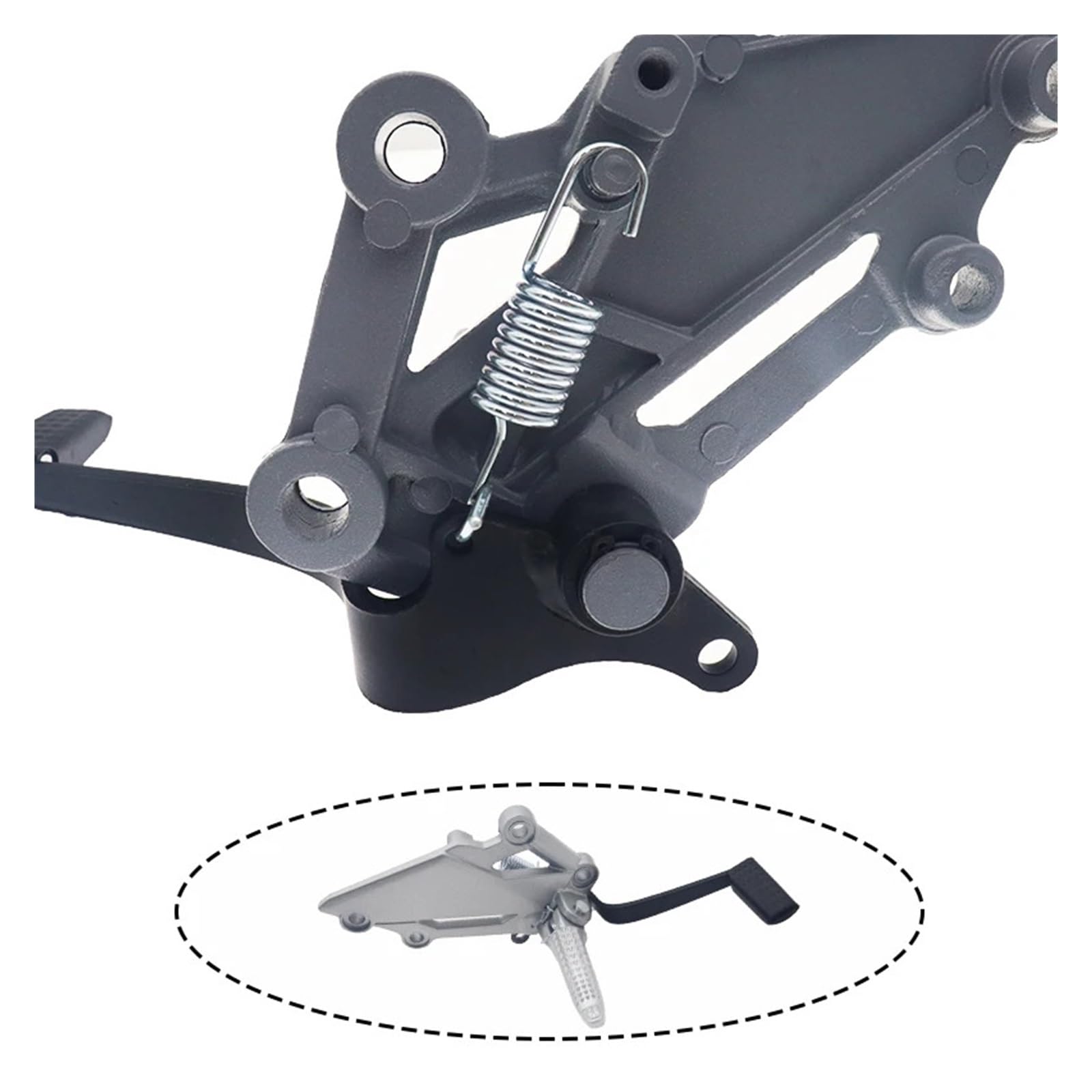Amazon.com: PAJFQC Motorcycle Left Or Right Rear Foot Peg Brake